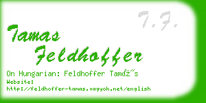 tamas feldhoffer business card
